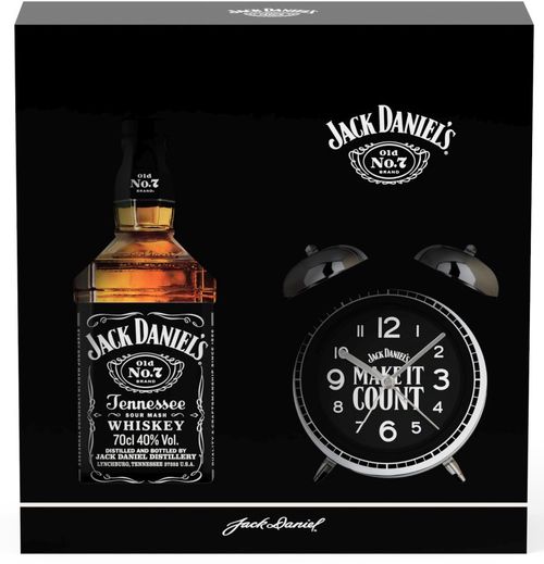 Jack Daniel's No.7 + Retro Budík 0,7l 40% GB