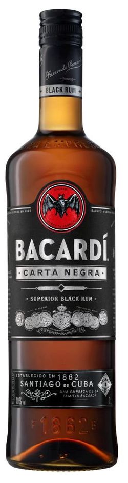 Bacardi Carta Negra 4y 1l 40%