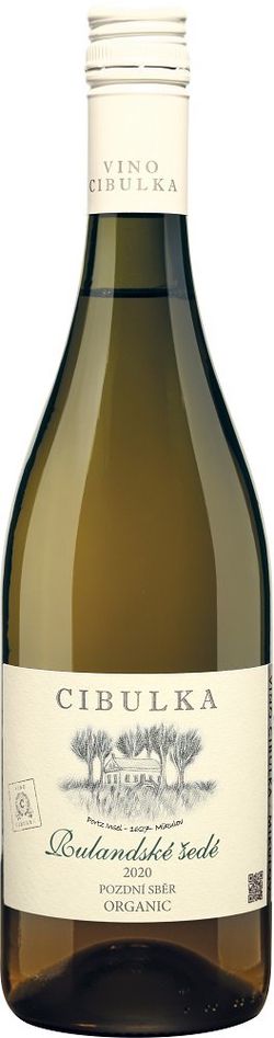 Cibulka Pinot Gris Pozdní sběr 2018 0,75l 13%