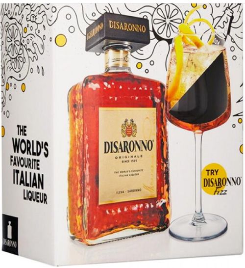 Amaretto Disaronno Fizz 0,7l 28% + 1x sklo GB