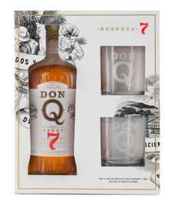 Don Q Reserva 7y +2x sklo 0,7l 40% GB