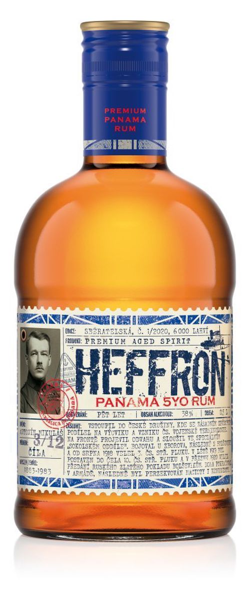 Heffron Číla 5y 0,5l 38% L.E.