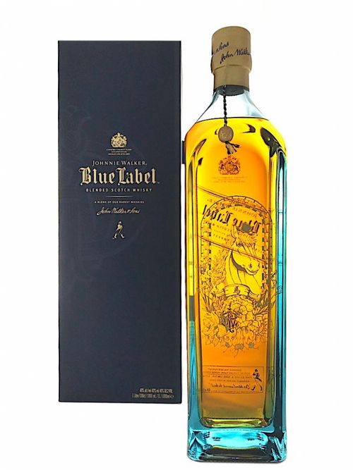 Johnnie Walker Blue Label Zodiac Horse 1l 40% / Rok lahvování 2014