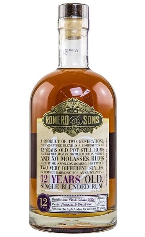 Romero & Sons 12y 0,7l 48%