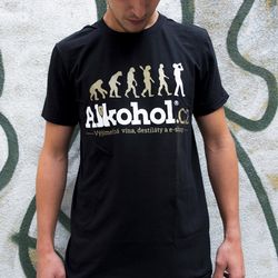 Tričko Alkohol.cz Evoluce XL