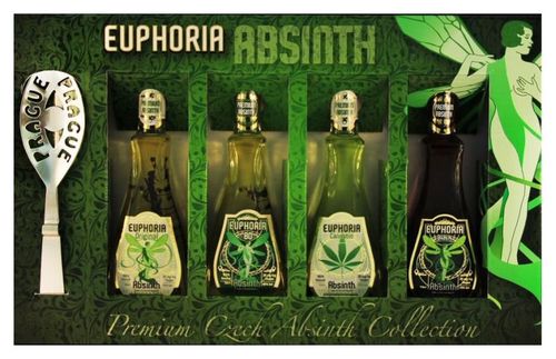 Euphoria Absinth mini set 4×0,05l 70% GB